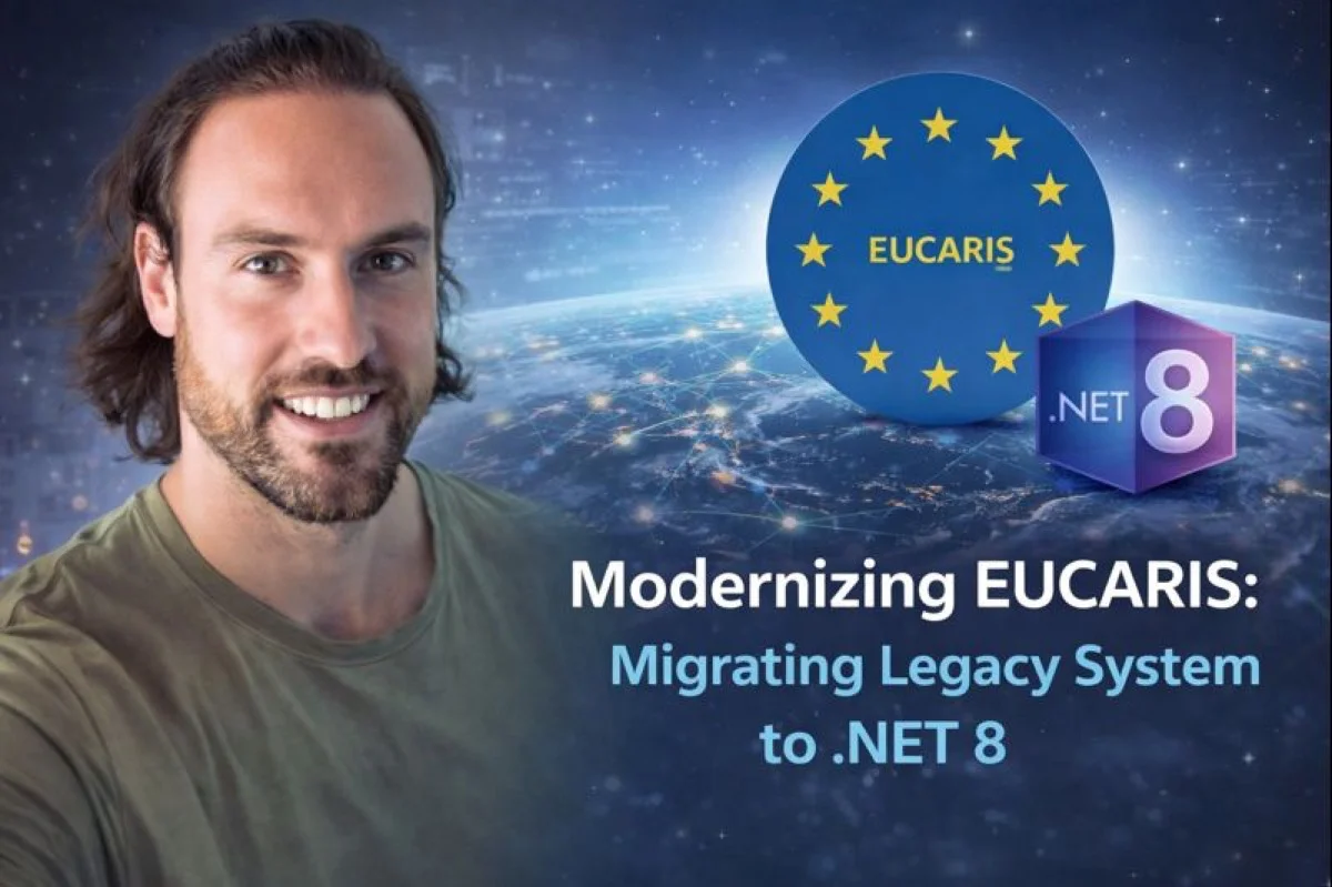 Modern server infrastructure representing system modernization